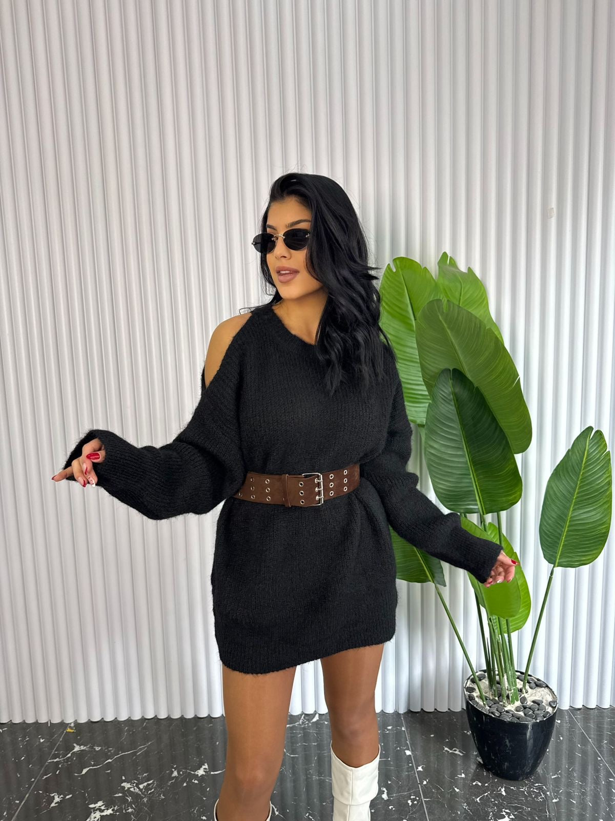 Fiesta Sweater with Belt