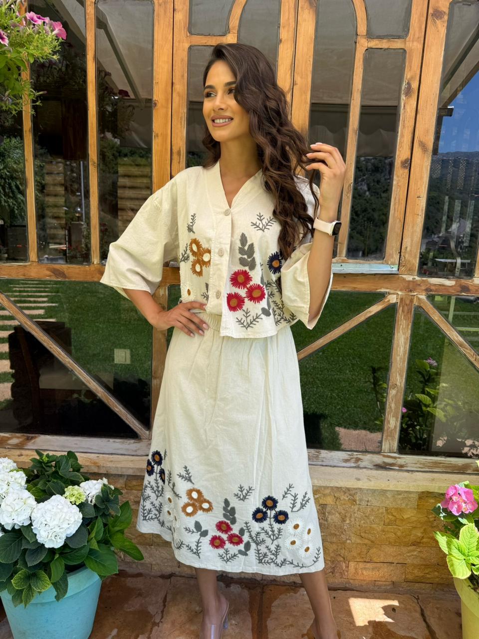 Isabella Embroidered set
