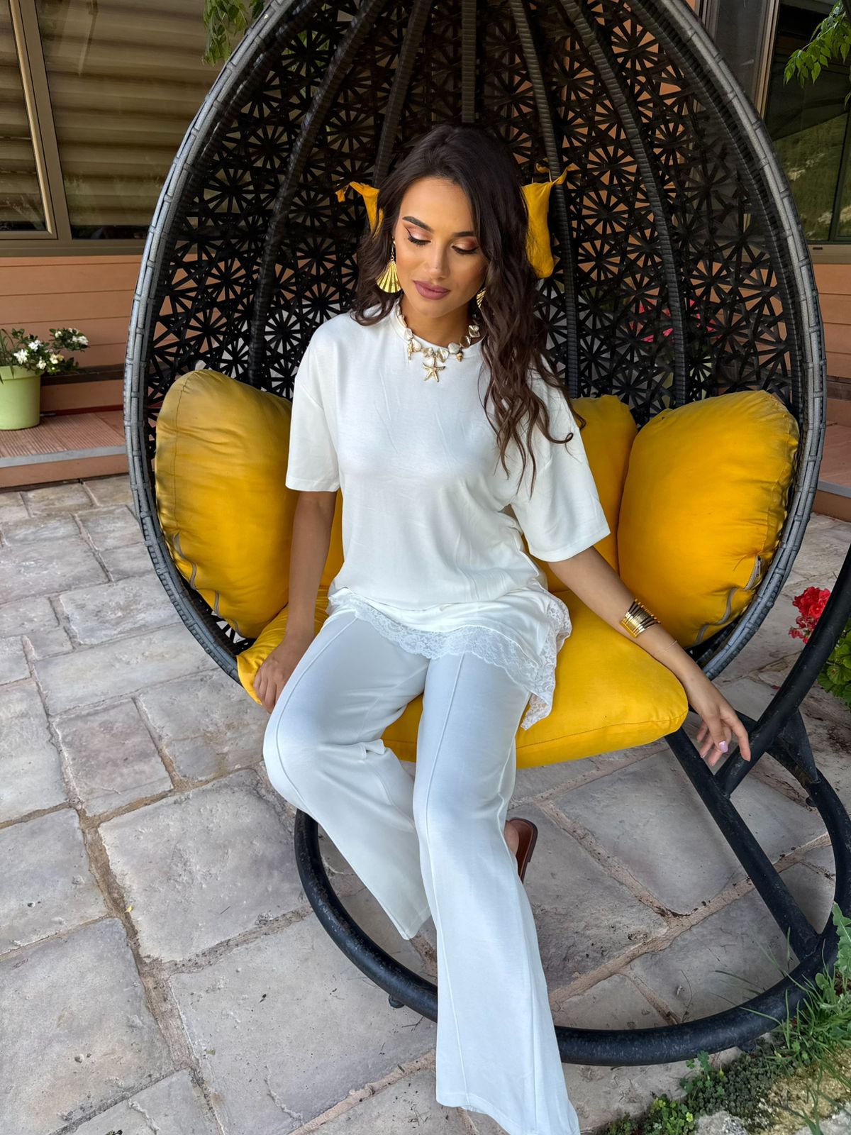 Lacey White Set