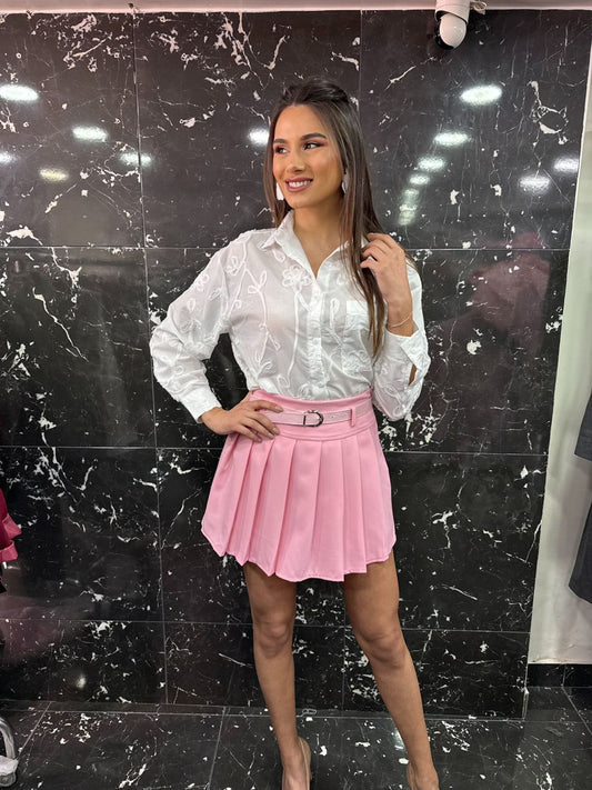Aubrey skort with belt