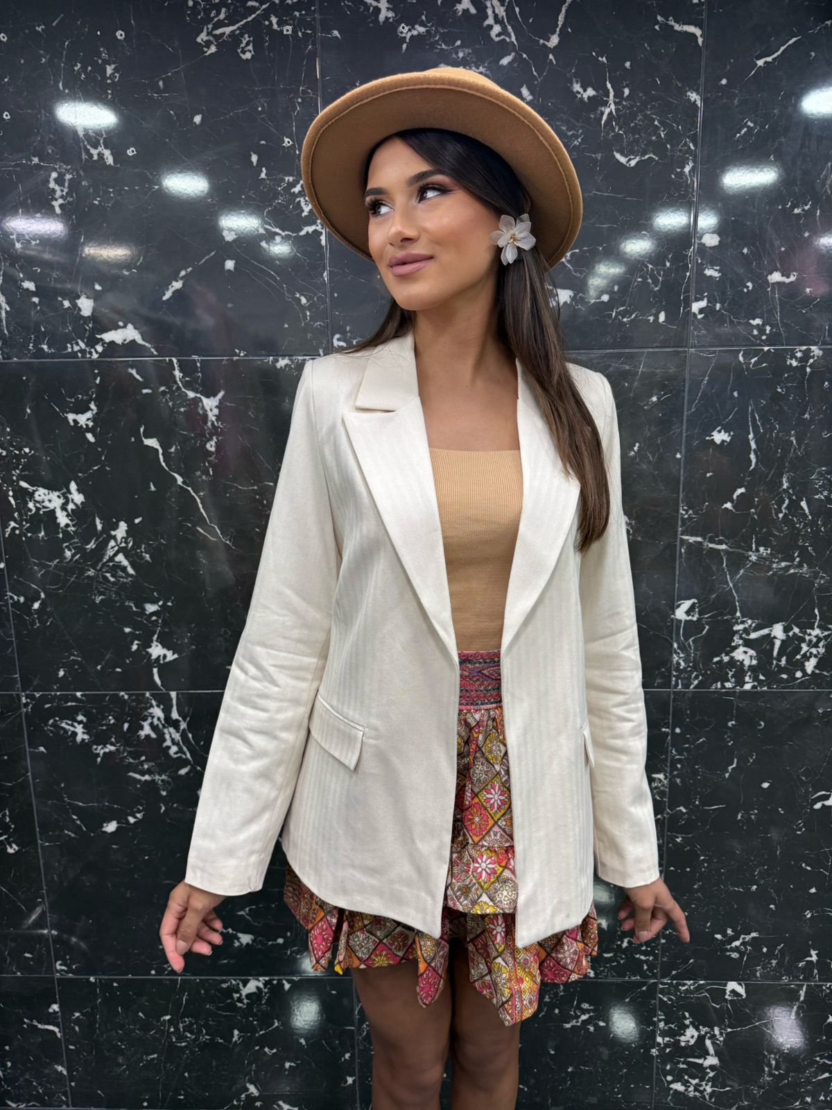 Tova linen blazer