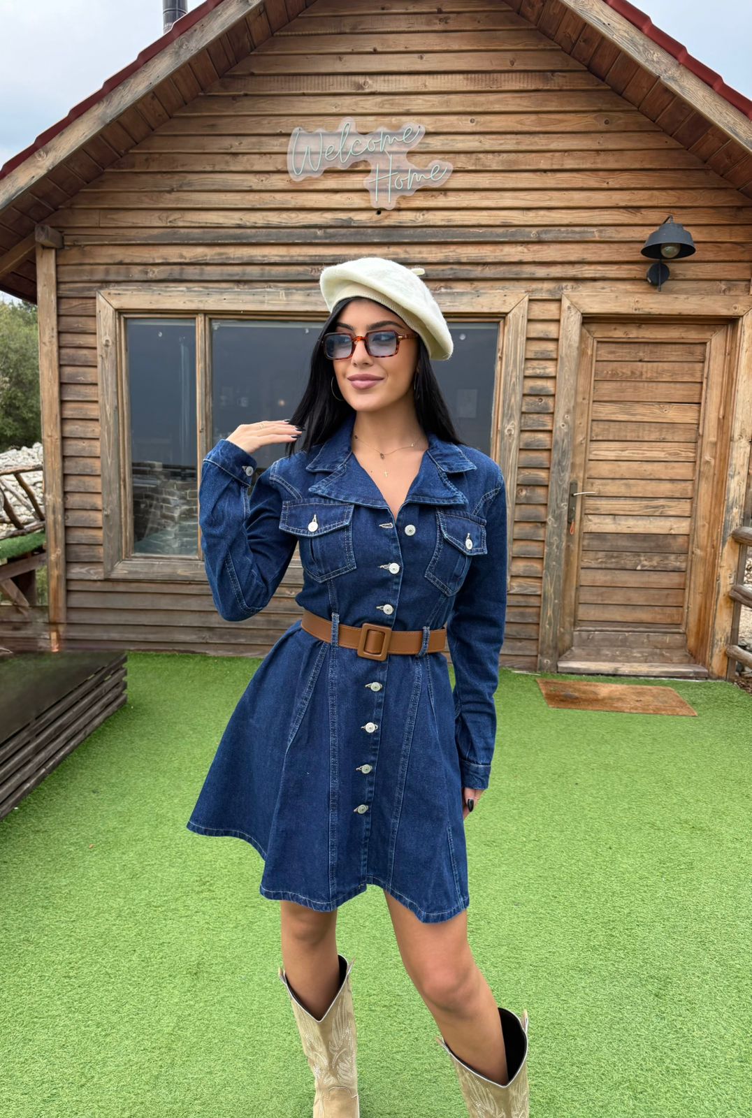Vera denim dress
