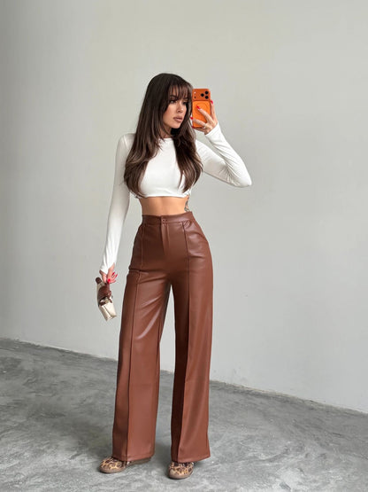 Selin Leather Pants