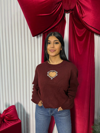Heart sweater