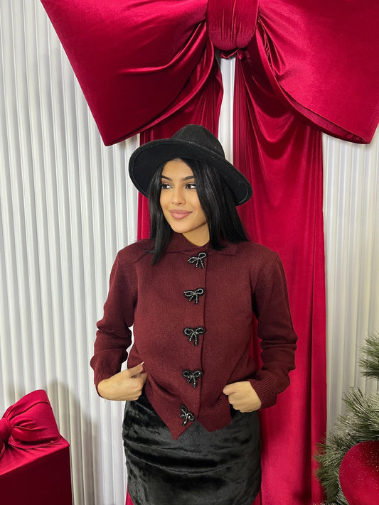 Miriam Bow Cardigan