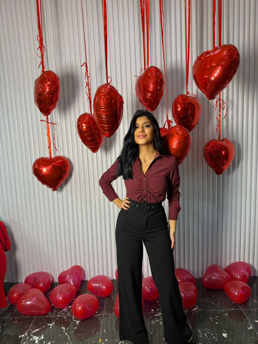 Sophia pants with belt