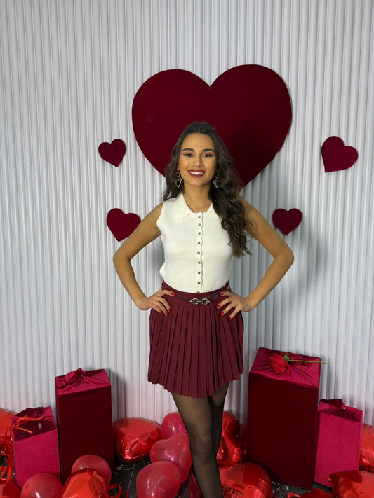 Kyla skirt with belt