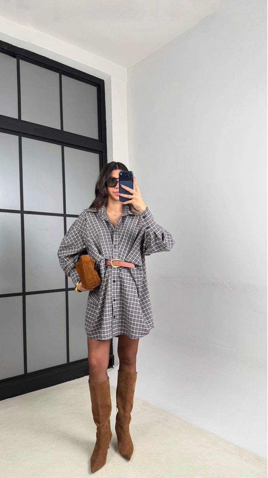 Madeline shirt dress
