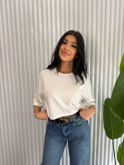 Carlie shinny top