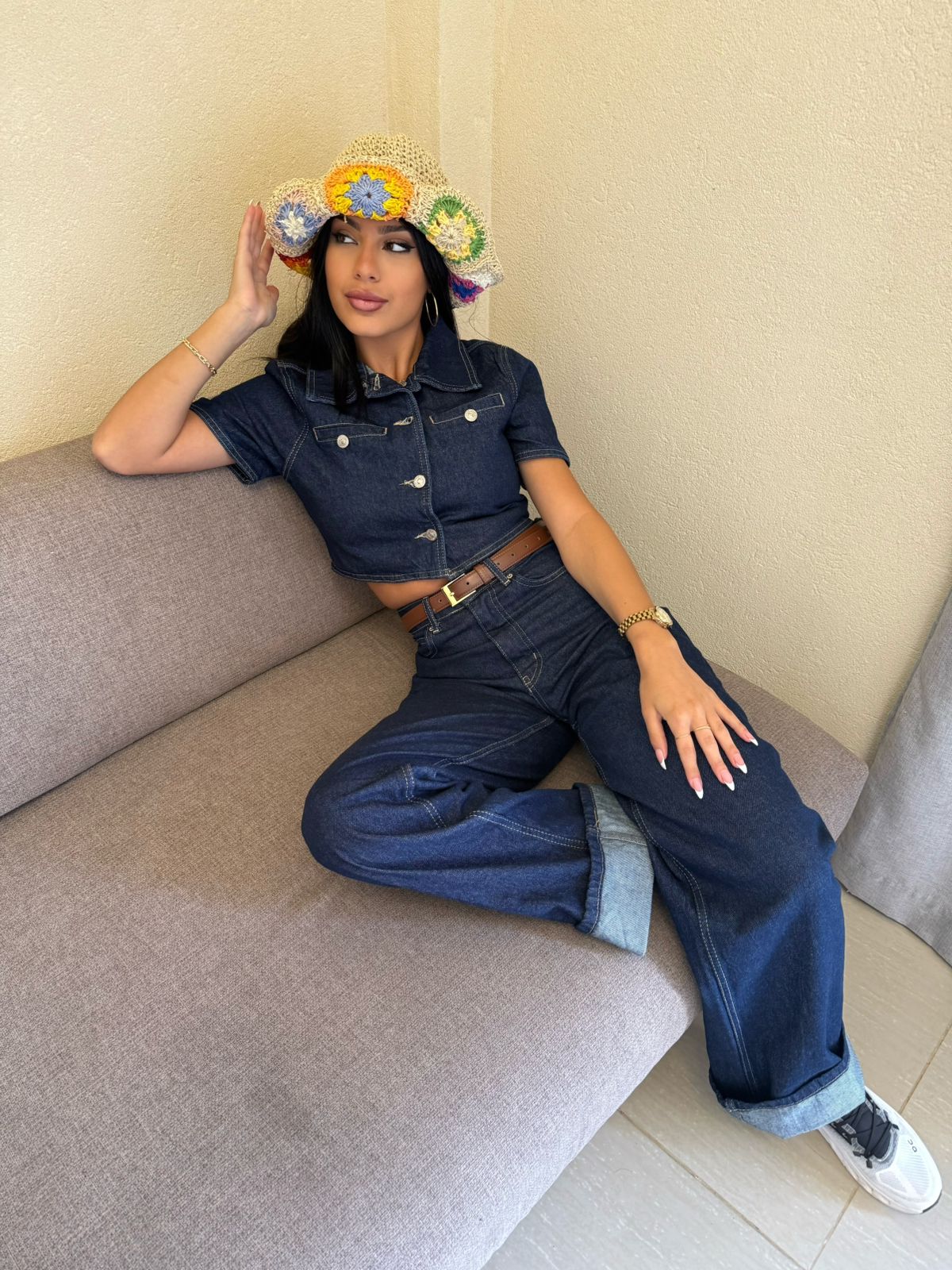 Dalida denim set