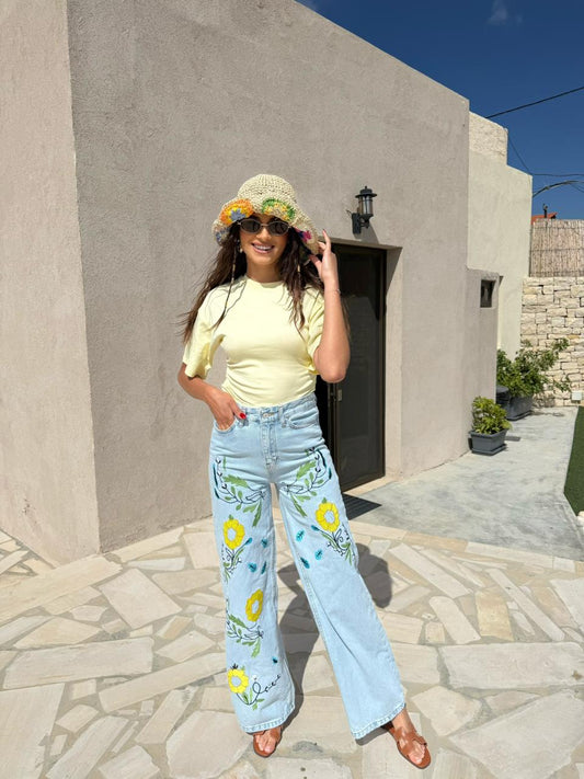 Flara Embroidered Jeans