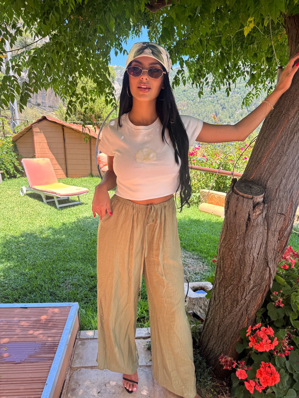 Lydia linen pants
