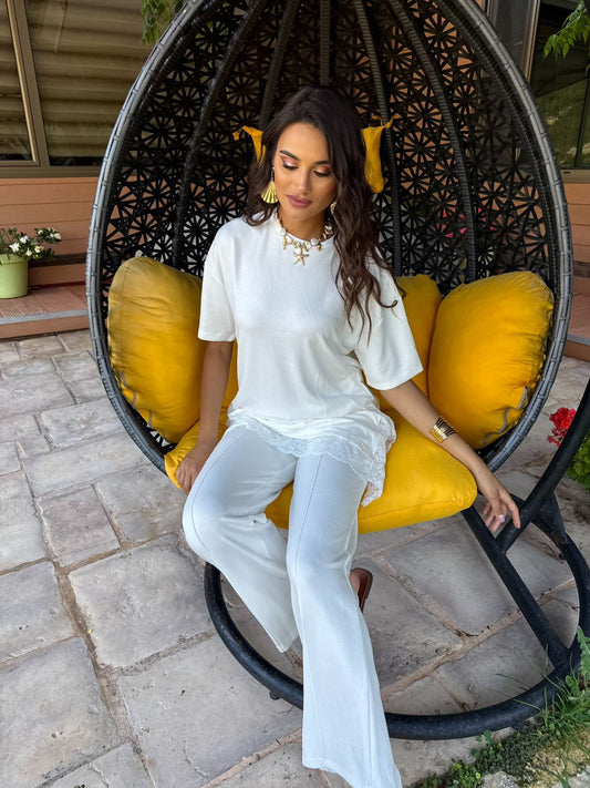Lacey White Set