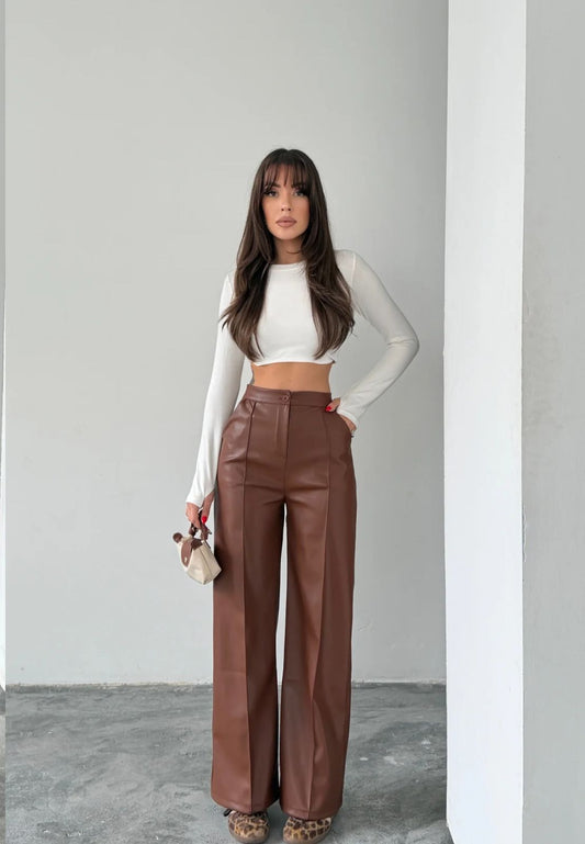 Selin Leather Pants