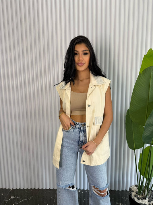 Raya denim vest