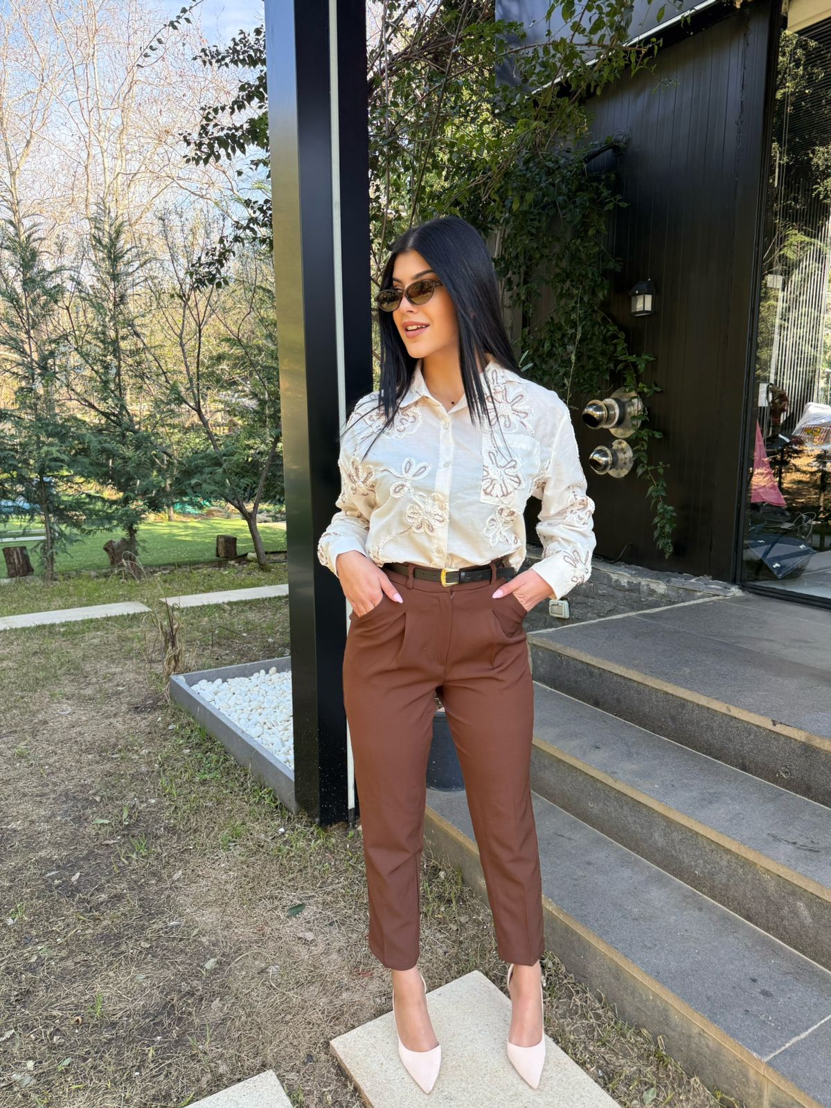 Brownie Pants with Belt